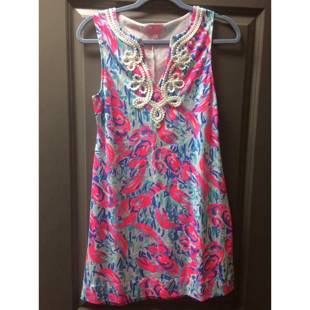 Lilly Pulitzer Harper Shift Dress in Cosmic Coral